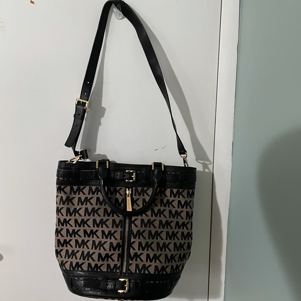 Michael Kors large bucket bag.